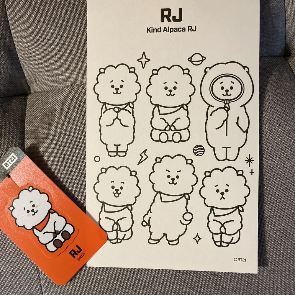 BT21 RJ Keychain - Picture 5 of 6